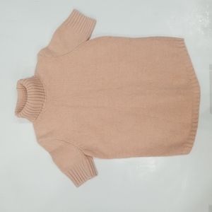FURY Peachy Turtleneck Short Sleeve Sweater